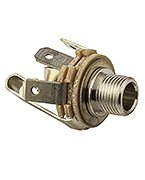 Guitar open frame jack - guitar and bass