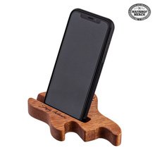 Drewniany stojak na telefon