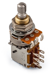 Potentiometer Middle Push Pull - 50K Ohm with center click for bass preamps.