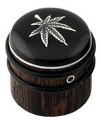 Wooden knob - Leaf