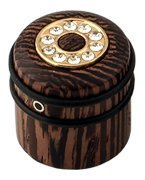 Wooden Knob - Zircon